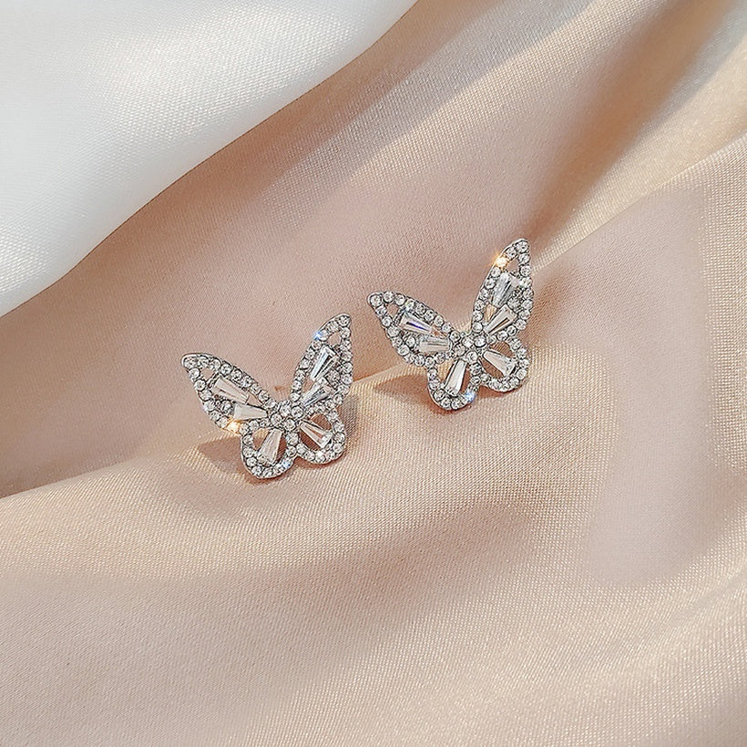 Butterfly earings Silver
